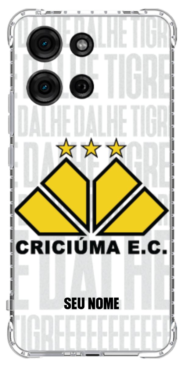 Capinha para Celular Criciúma Estampa Oficial 19