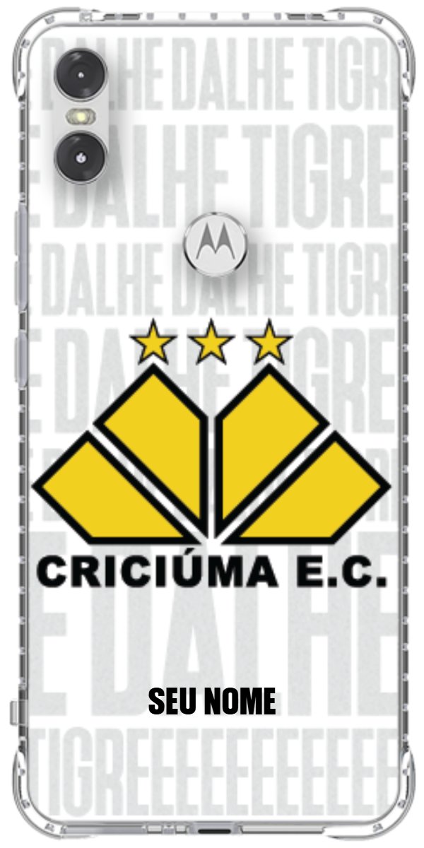 Capinha para Celular Criciúma Estampa Oficial 19