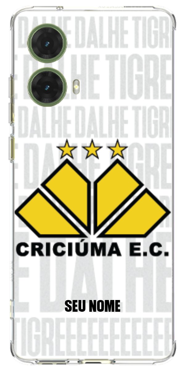 Capinha para Celular Criciúma Estampa Oficial 19