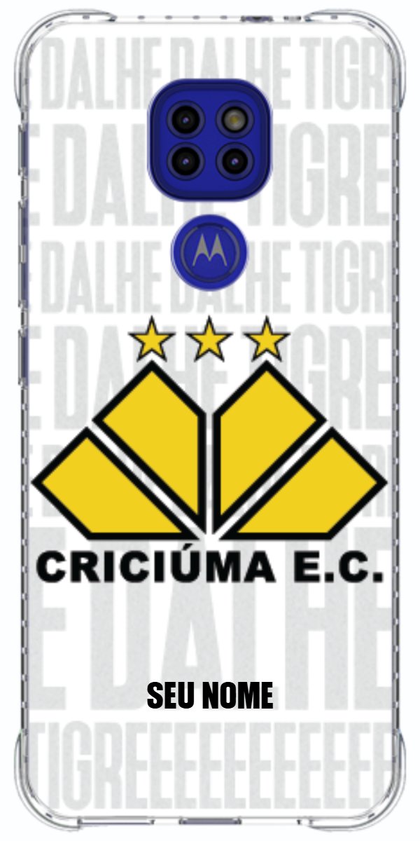 Capinha para Celular Criciúma Estampa Oficial 19