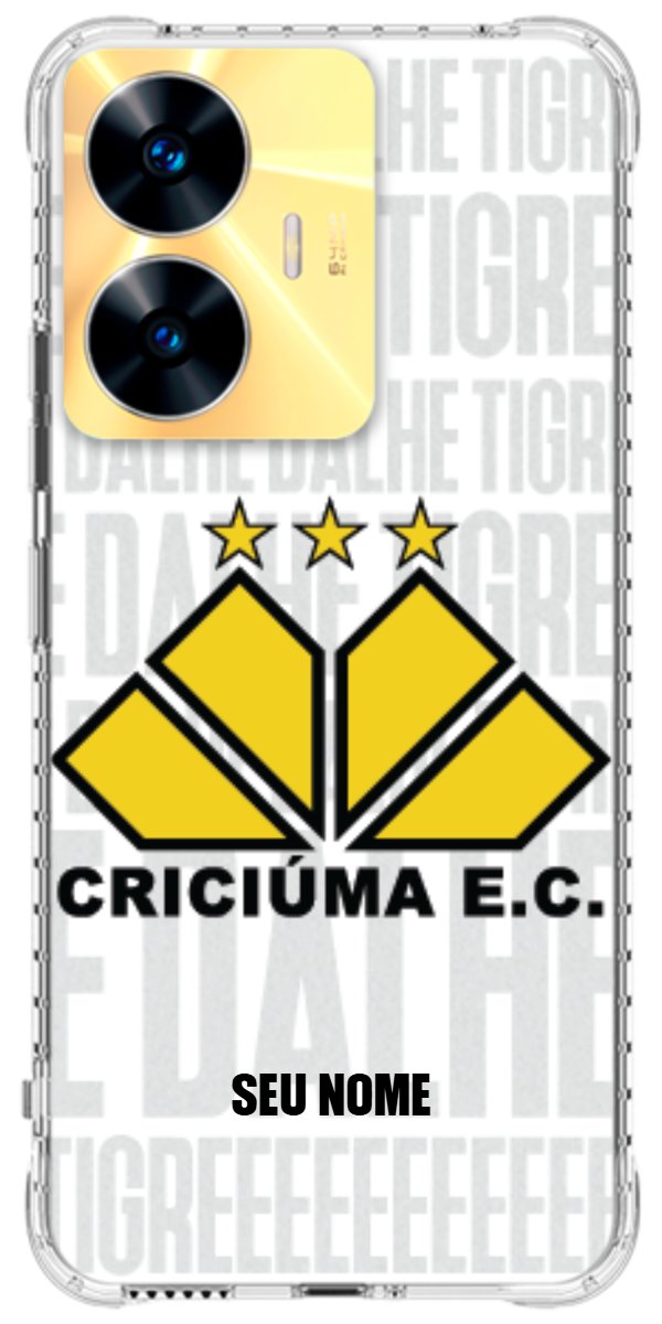Capinha para Celular Criciúma Estampa Oficial 19