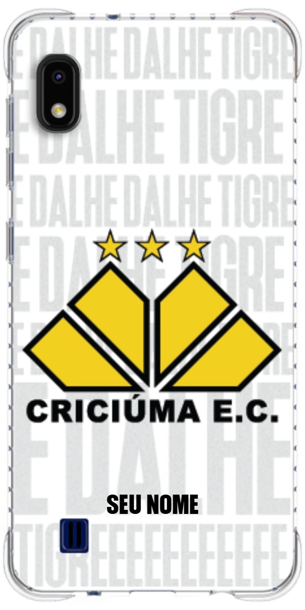 Capinha para Celular Criciúma Estampa Oficial 19