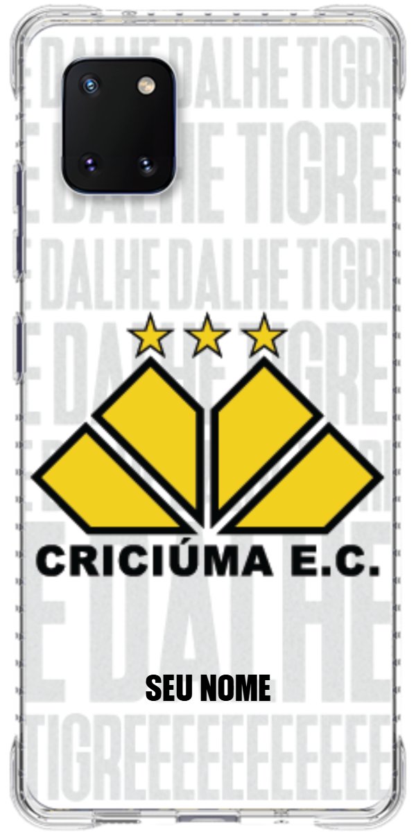 Capinha para Celular Criciúma Estampa Oficial 19
