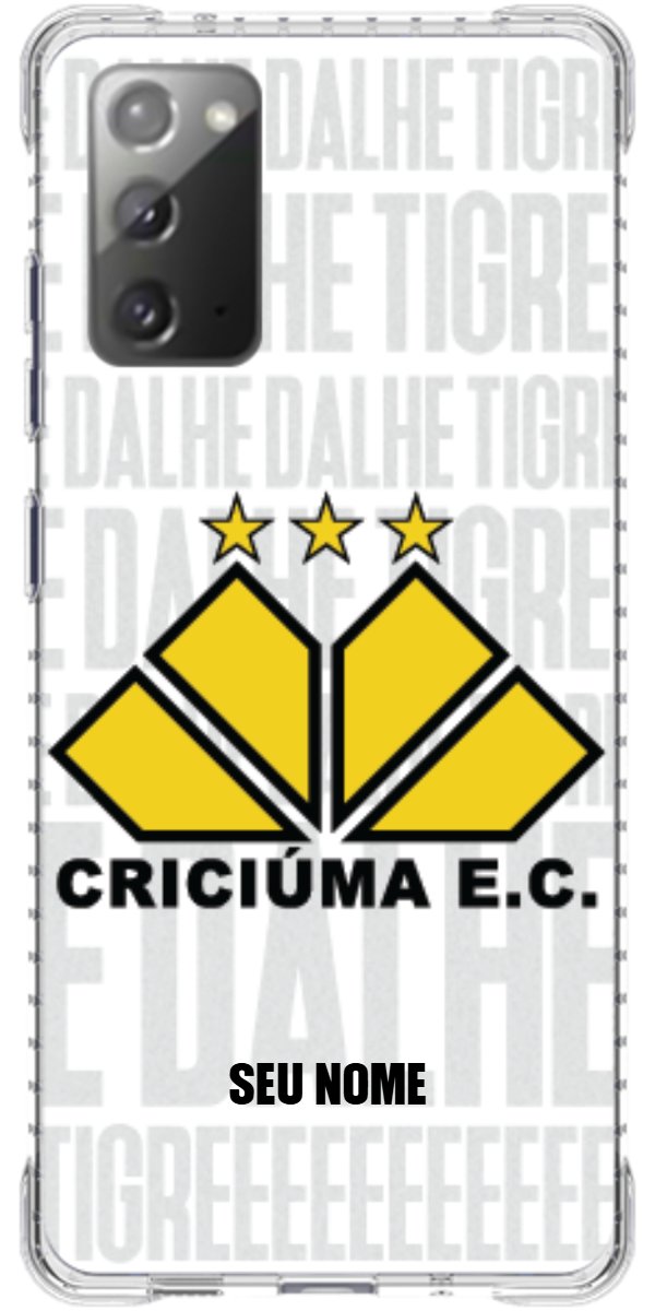 Capinha para Celular Criciúma Estampa Oficial 19