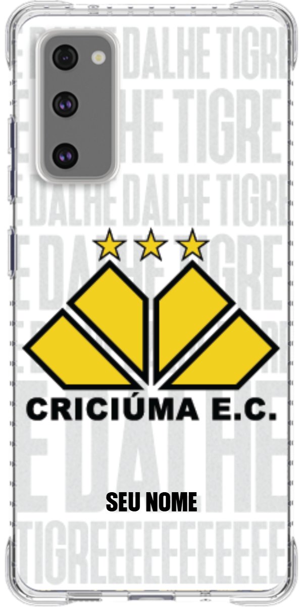 Capinha para Celular Criciúma Estampa Oficial 19