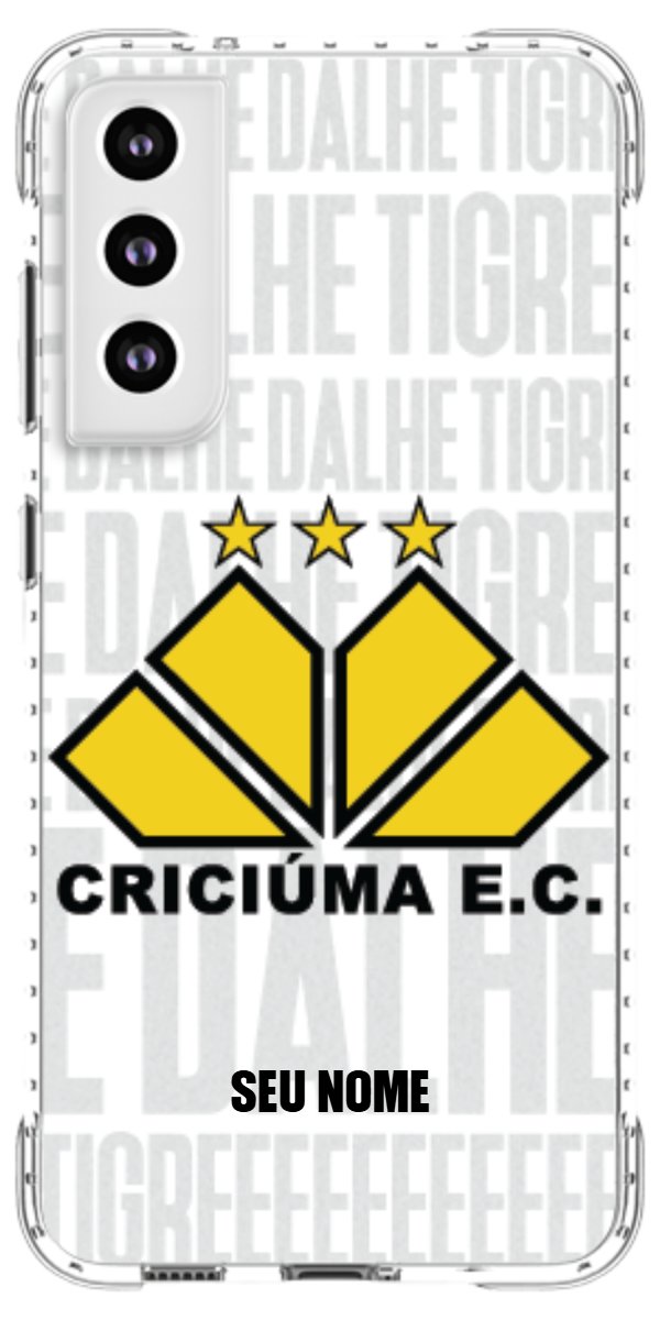 Capinha para Celular Criciúma Estampa Oficial 19