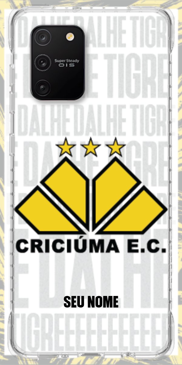 Capinha para Celular Criciúma Estampa Oficial 19