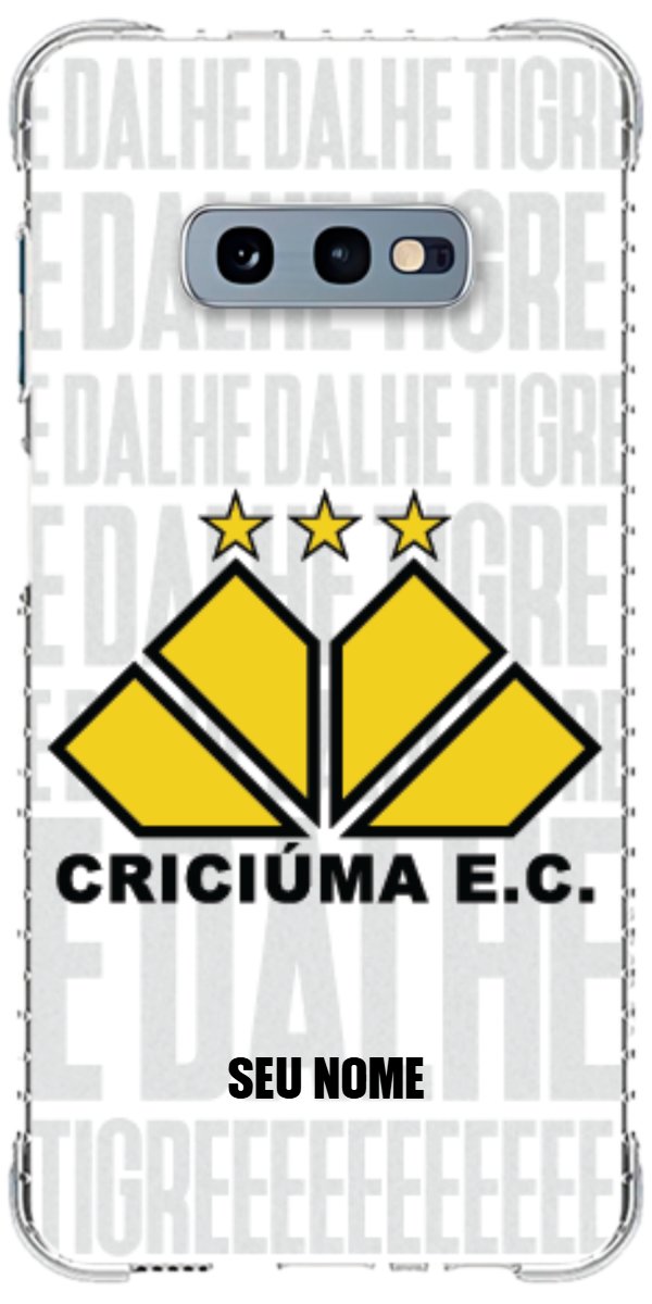 Capinha para Celular Criciúma Estampa Oficial 19