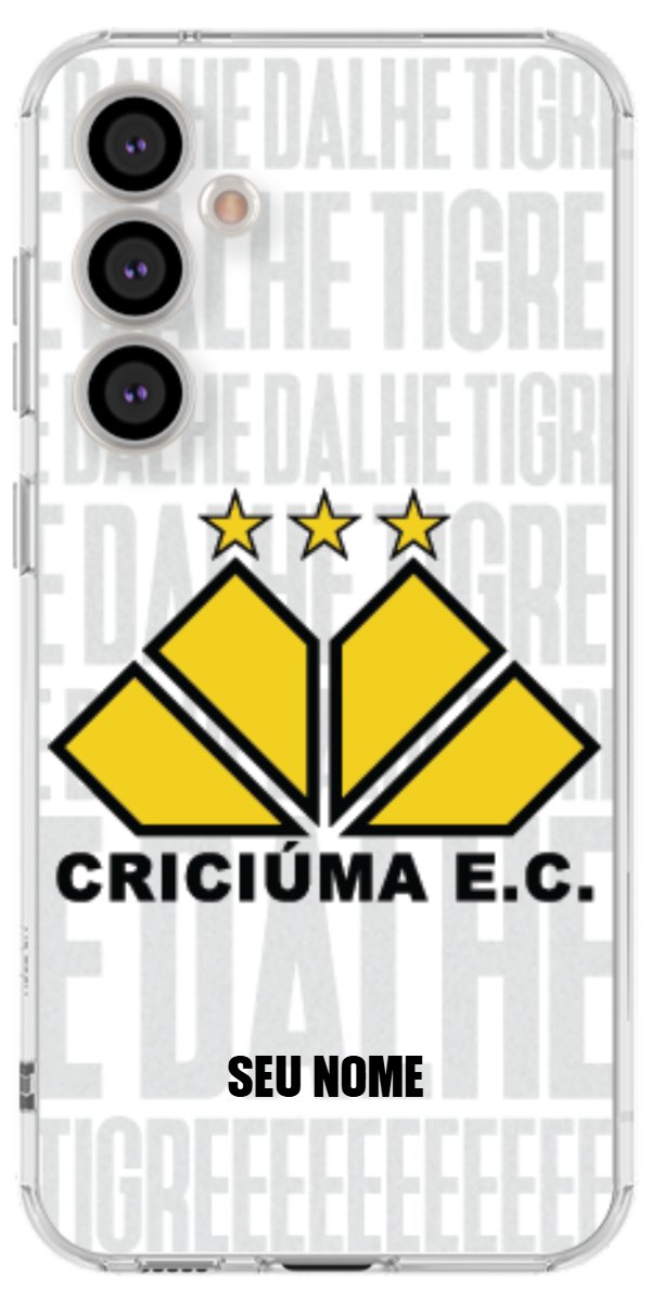 Capinha para Celular Criciúma Estampa Oficial 19