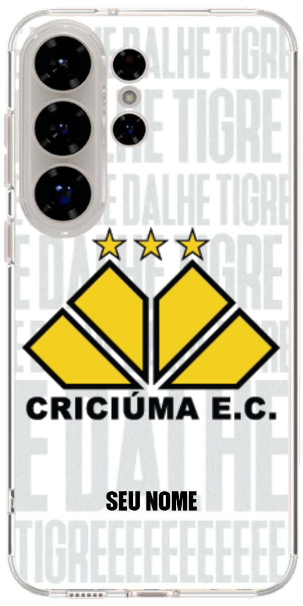 Capinha para Celular Criciúma Estampa Oficial 19