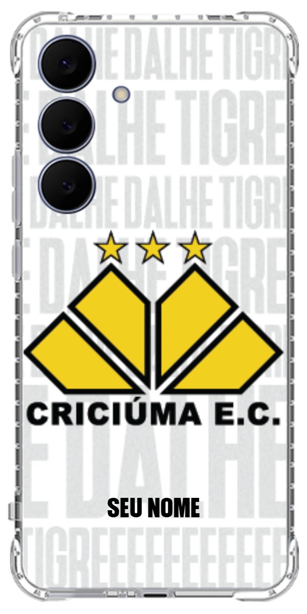 Capinha para Celular Criciúma Estampa Oficial 19