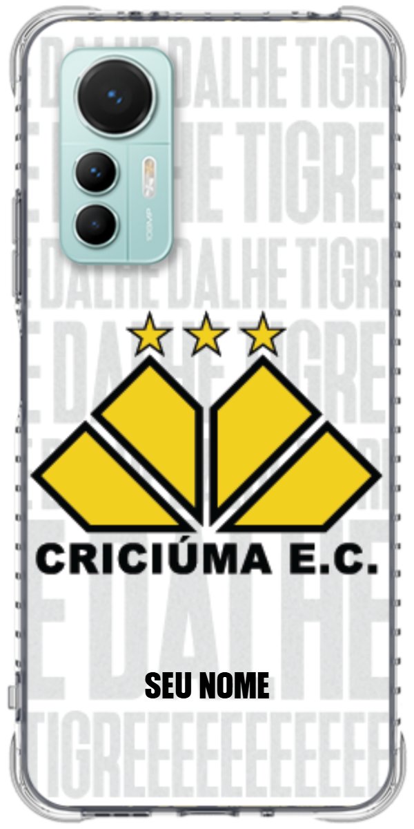 Capinha para Celular Criciúma Estampa Oficial 19