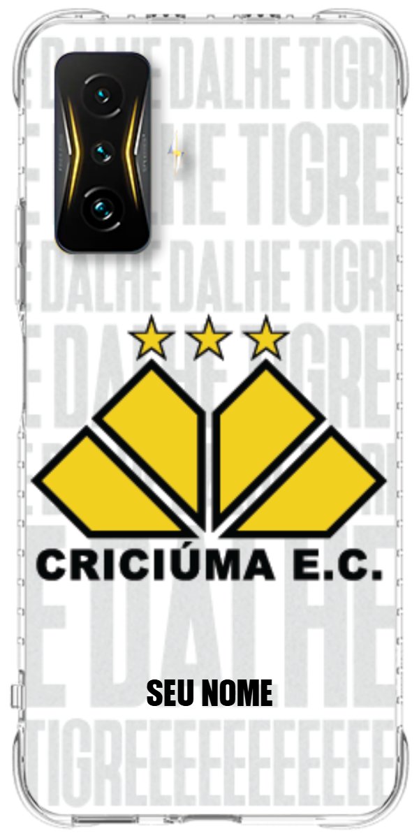 Capinha para Celular Criciúma Estampa Oficial 19