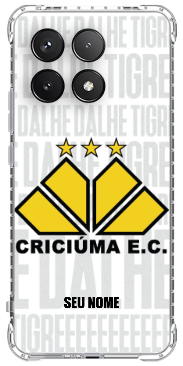 Capinha para Celular Criciúma Estampa Oficial 19