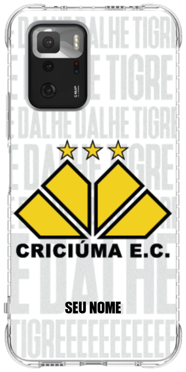 Capinha para Celular Criciúma Estampa Oficial 19
