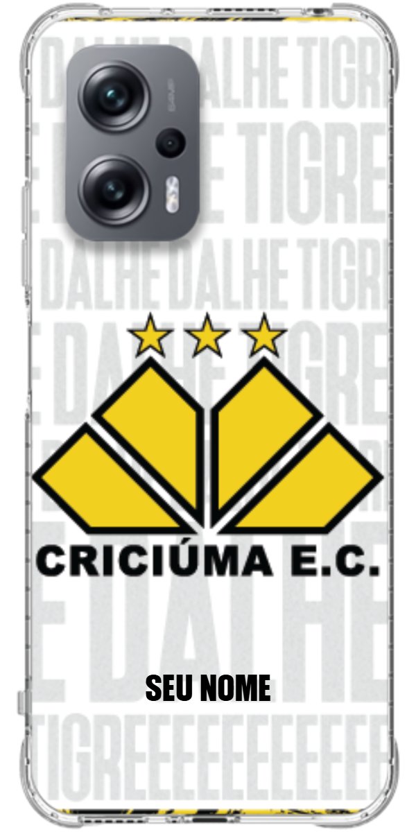 Capinha para Celular Criciúma Estampa Oficial 19