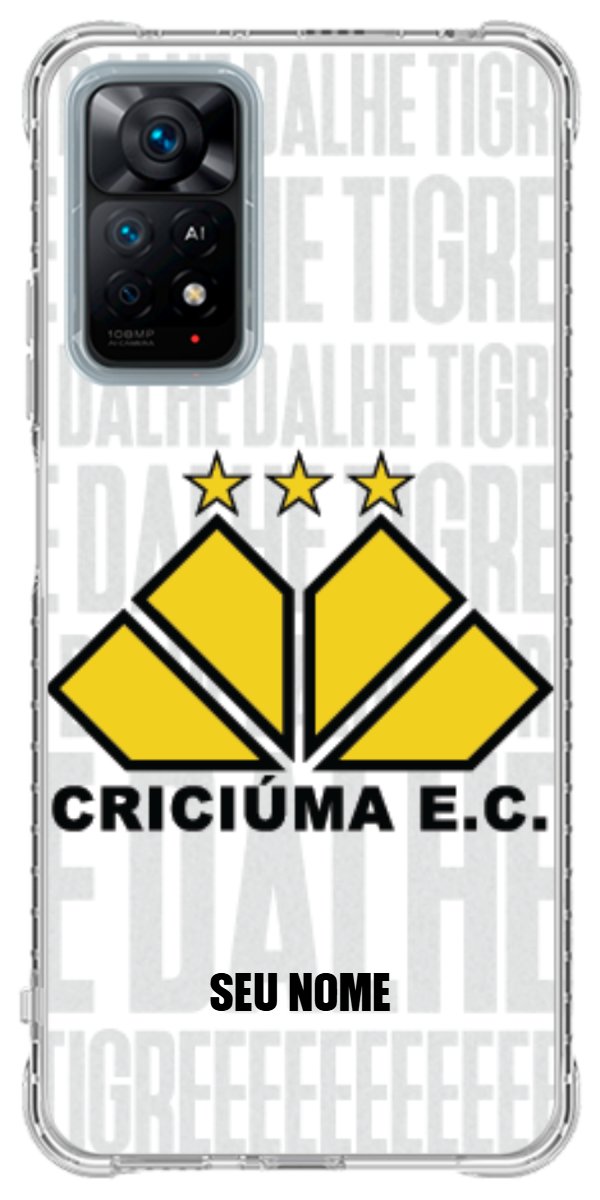 Capinha para Celular Criciúma Estampa Oficial 19