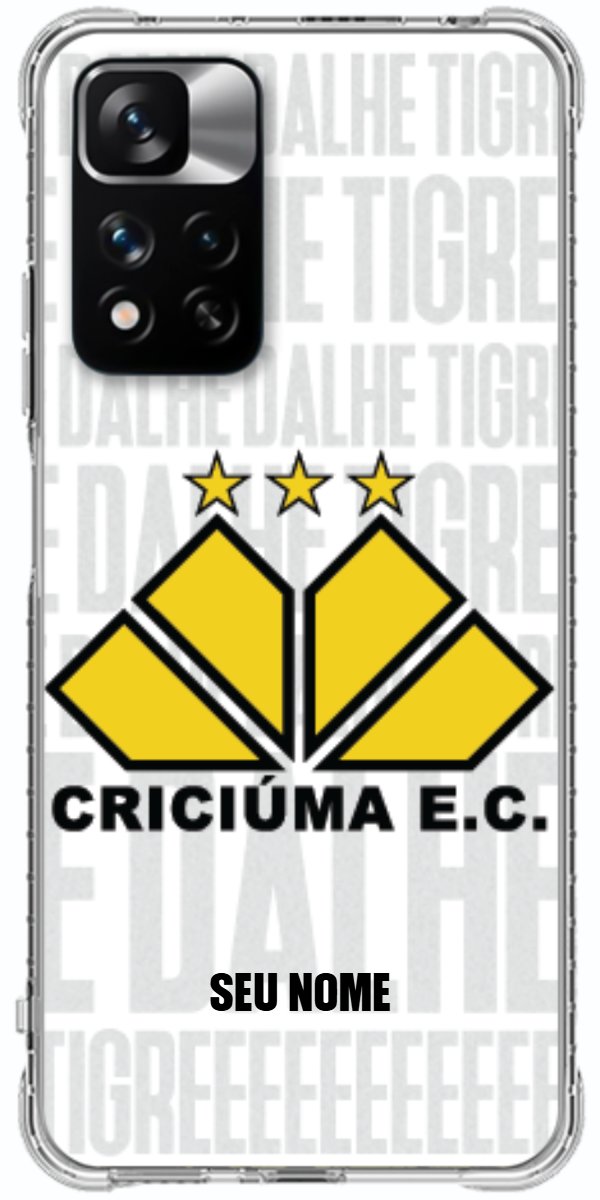 Capinha para Celular Criciúma Estampa Oficial 19