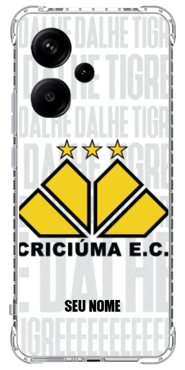 Capinha para Celular Criciúma Estampa Oficial 19