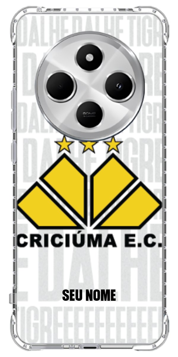Capinha para Celular Criciúma Estampa Oficial 19