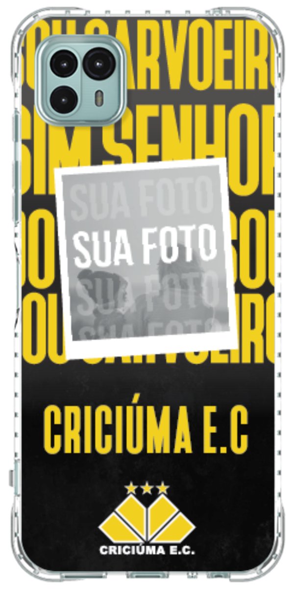Capinha para Celular Crciúma Estampa Oficial 19