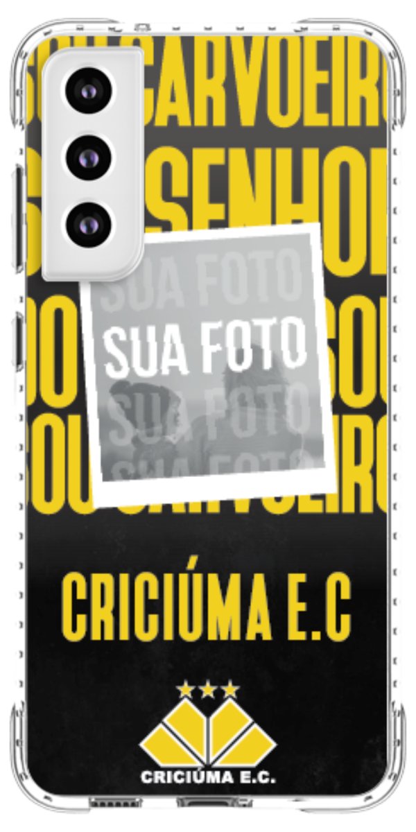 Capinha para Celular Crciúma Estampa Oficial 19