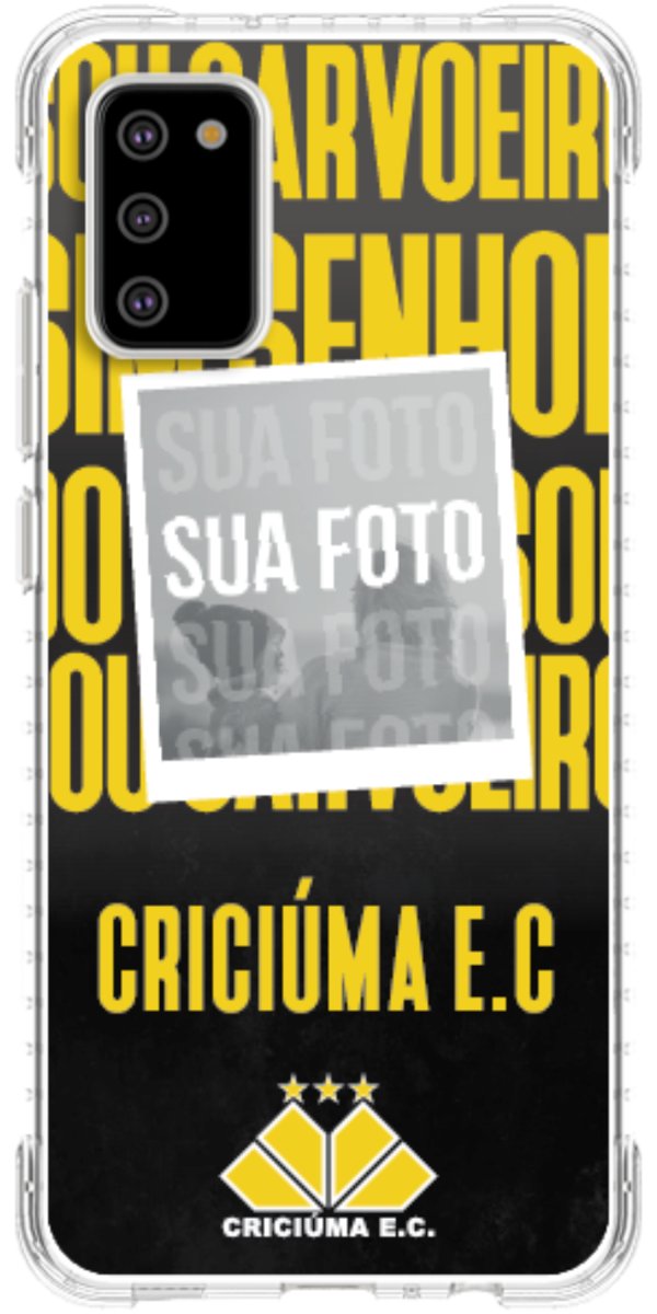 Capinha para Celular Crciúma Estampa Oficial 19