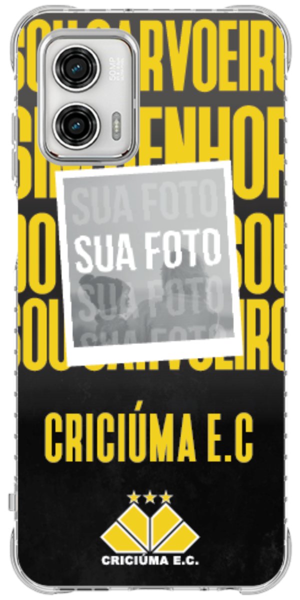 Capinha para Celular Crciúma Estampa Oficial 19
