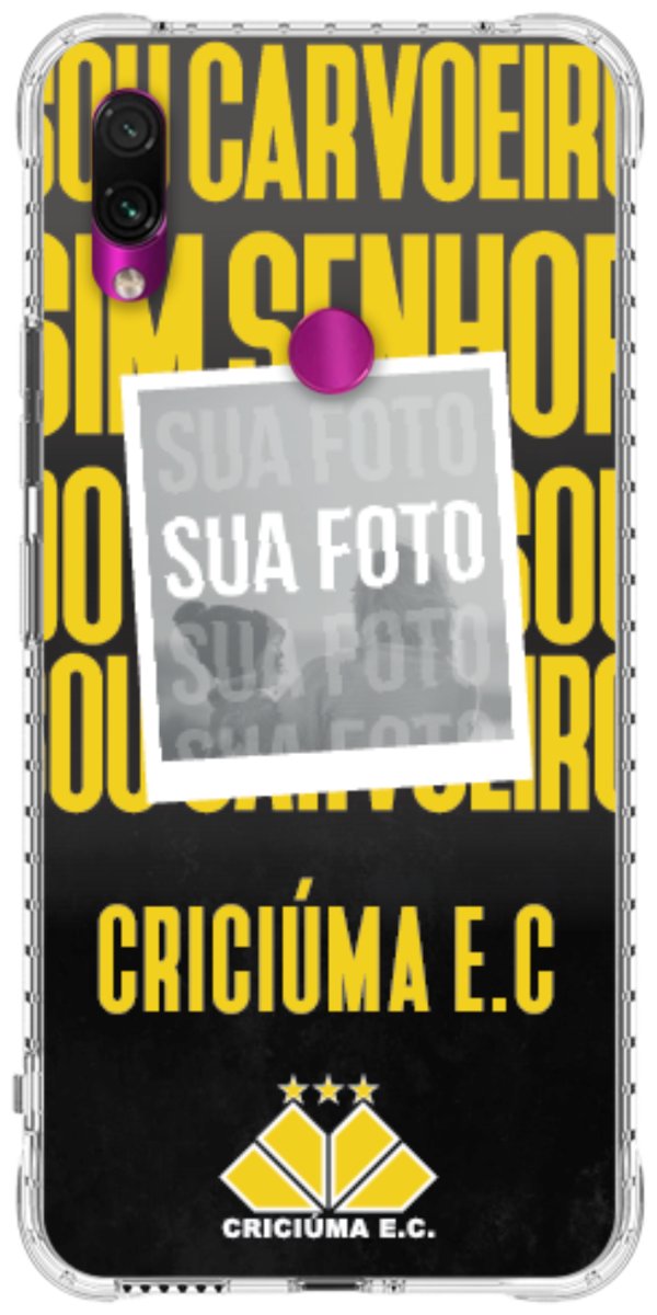 Capinha para Celular Crciúma Estampa Oficial 19