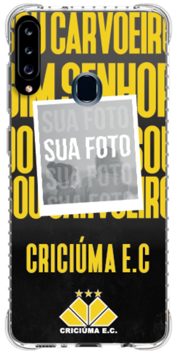 Capinha para Celular Crciúma Estampa Oficial 19