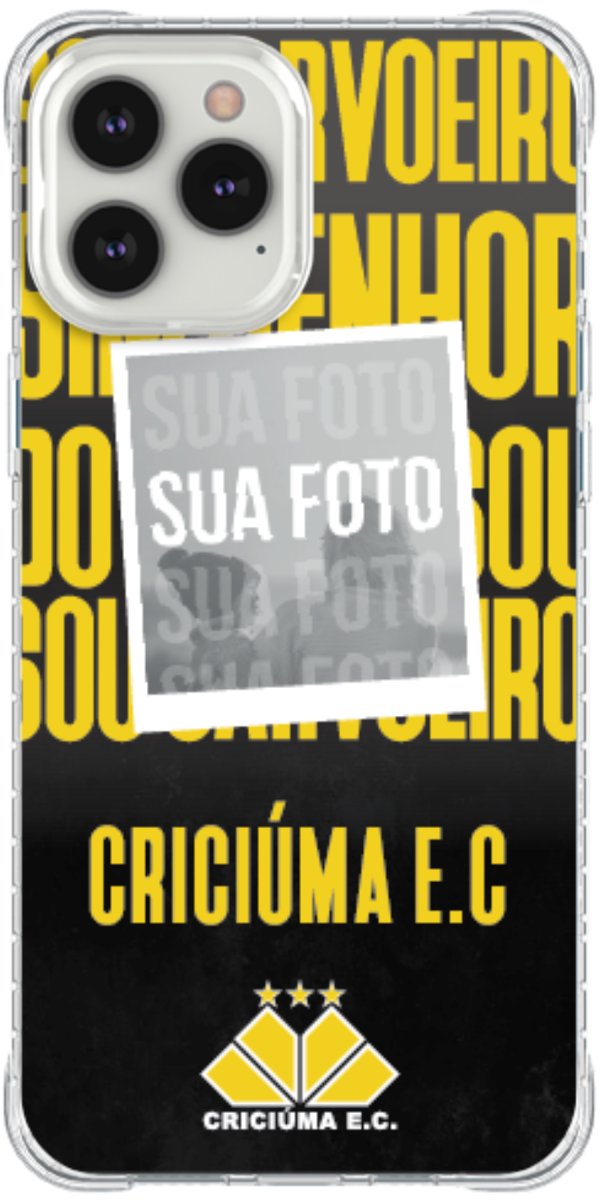 Capinha para Celular Crciúma Estampa Oficial 19