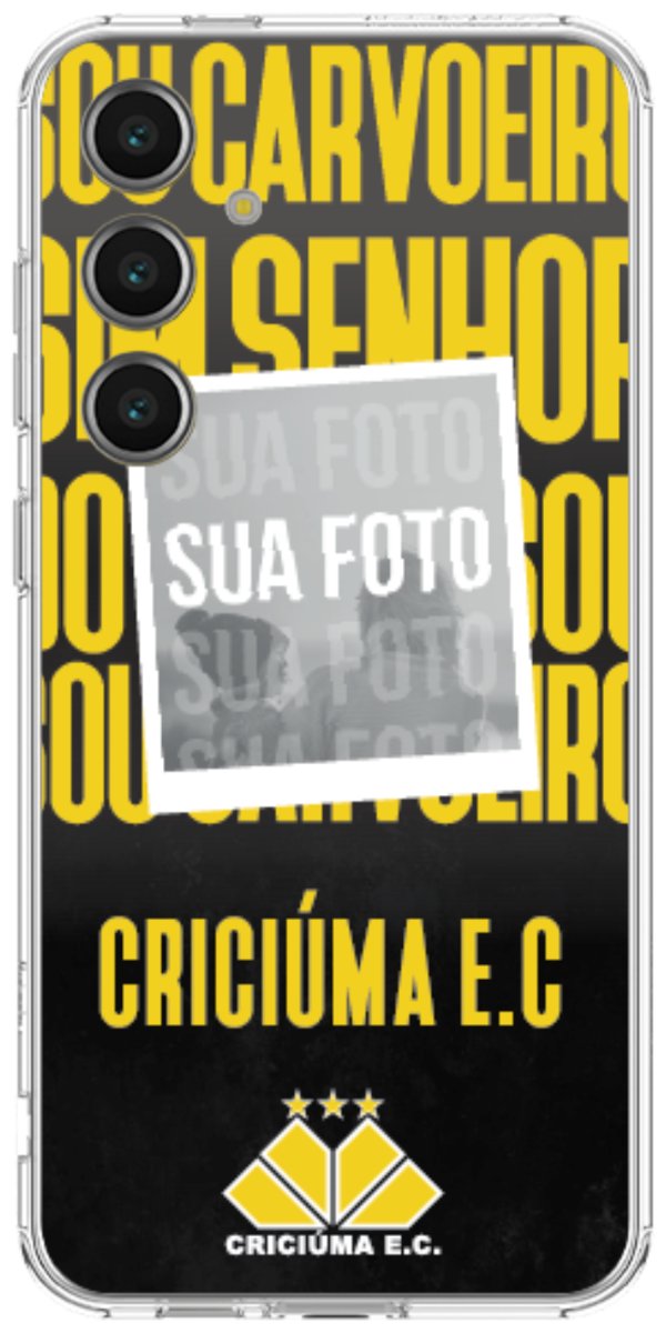 Capinha para Celular Crciúma Estampa Oficial 19