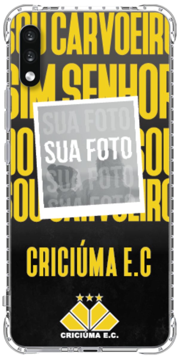 Capinha para Celular Crciúma Estampa Oficial 19