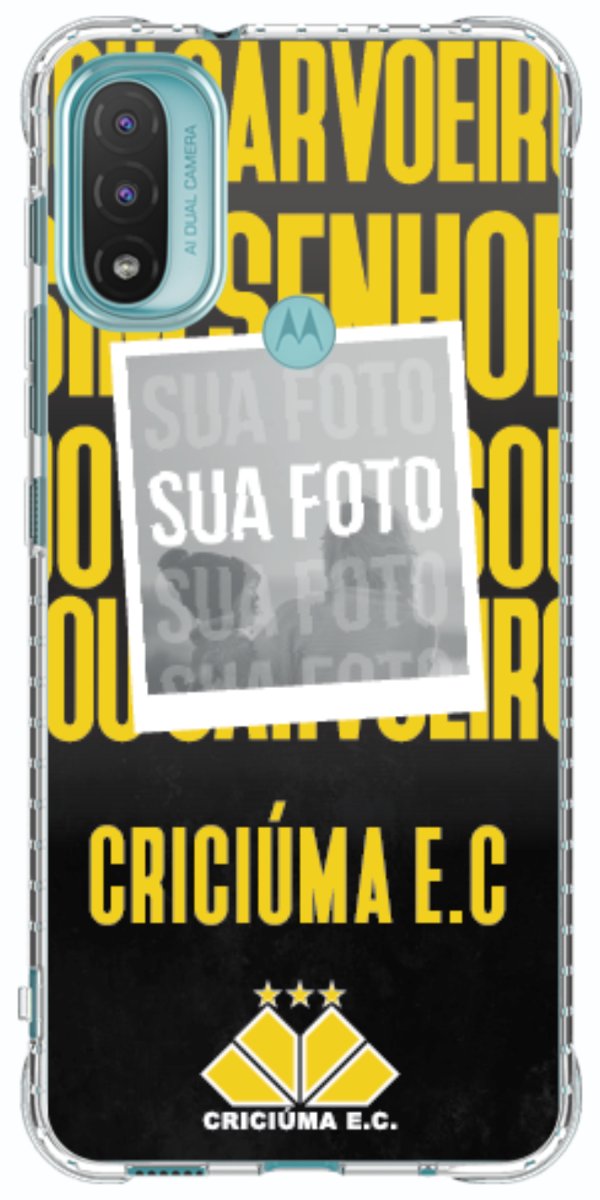 Capinha para Celular Crciúma Estampa Oficial 19