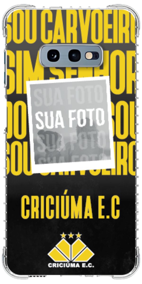 Capinha para Celular Crciúma Estampa Oficial 19