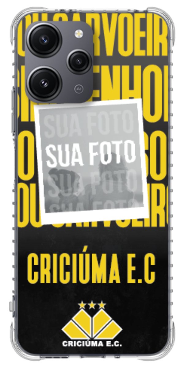Capinha para Celular Crciúma Estampa Oficial 19