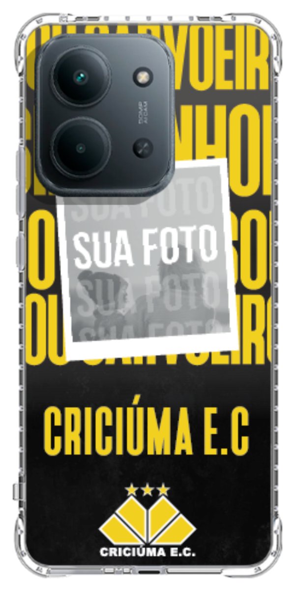 Capinha para Celular Crciúma Estampa Oficial 19