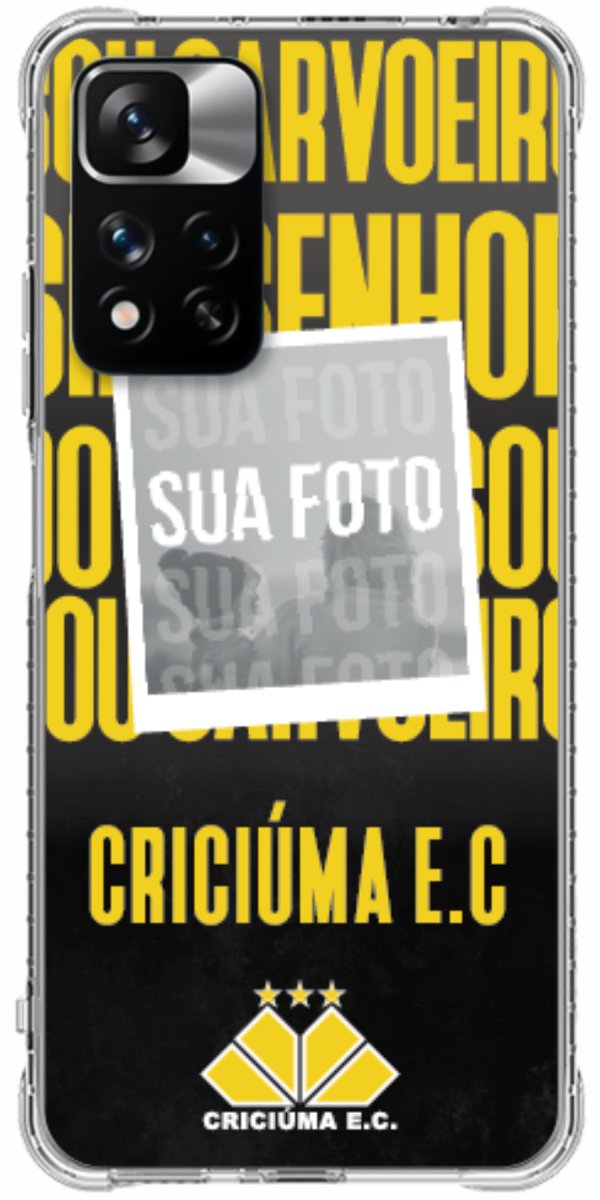 Capinha para Celular Crciúma Estampa Oficial 19