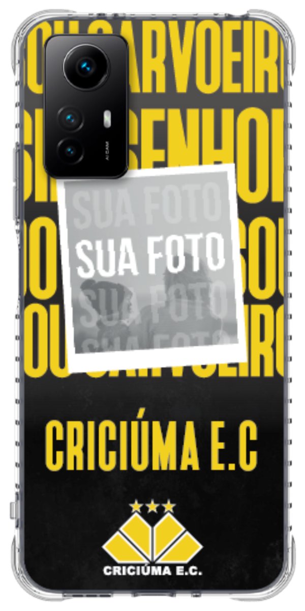 Capinha para Celular Crciúma Estampa Oficial 19