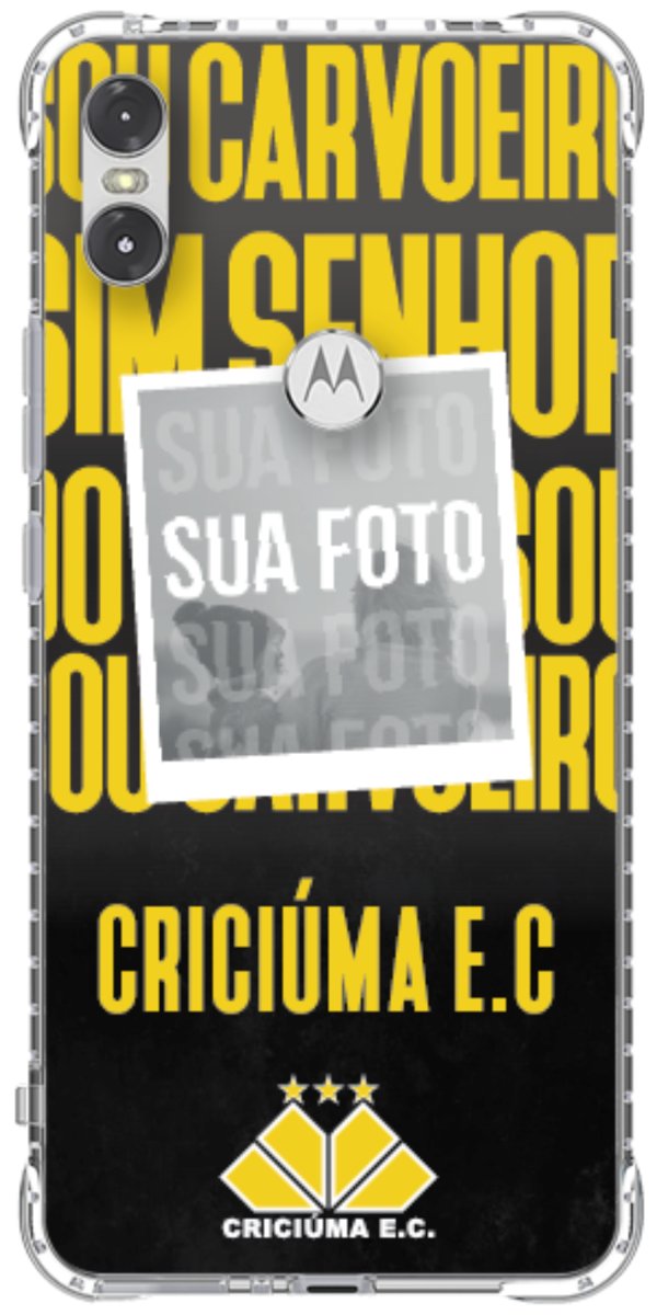 Capinha para Celular Crciúma Estampa Oficial 19