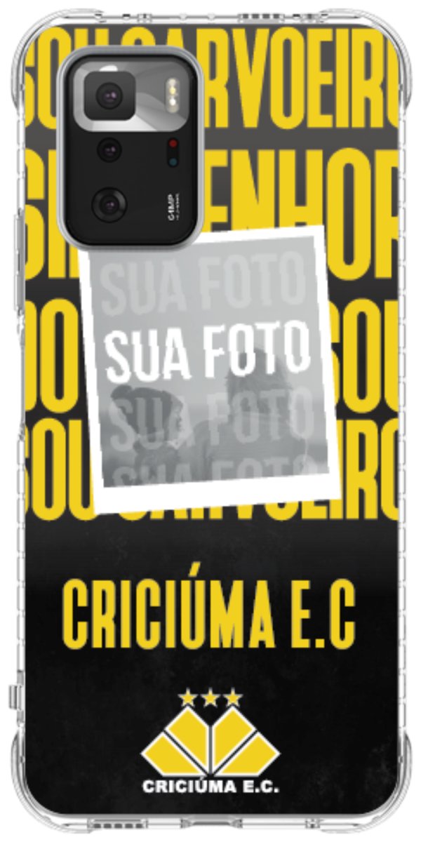 Capinha para Celular Crciúma Estampa Oficial 19