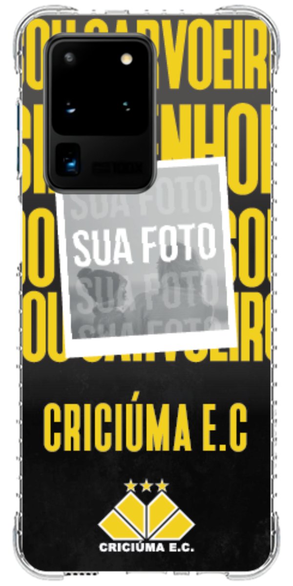 Capinha para Celular Crciúma Estampa Oficial 19