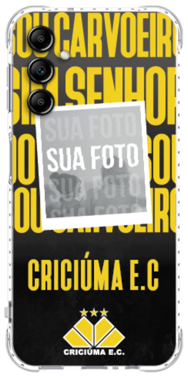 Capinha para Celular Crciúma Estampa Oficial 19