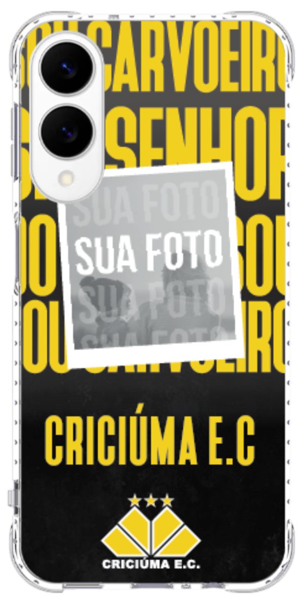 Capinha para Celular Crciúma Estampa Oficial 19