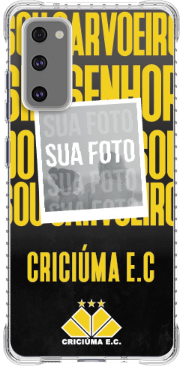 Capinha para Celular Crciúma Estampa Oficial 19