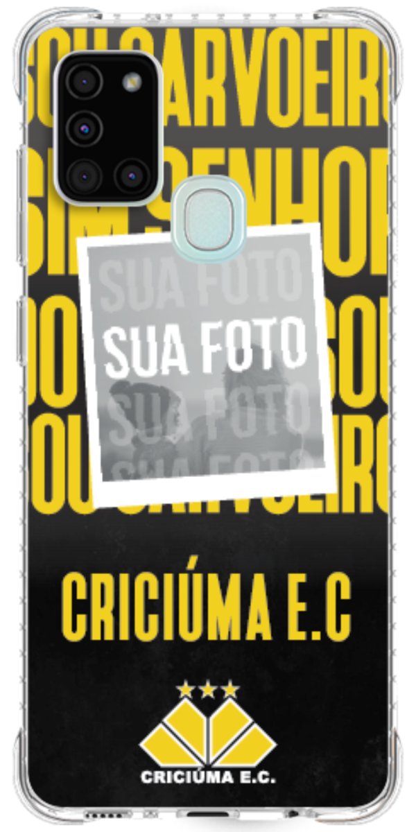 Capinha para Celular Crciúma Estampa Oficial 19