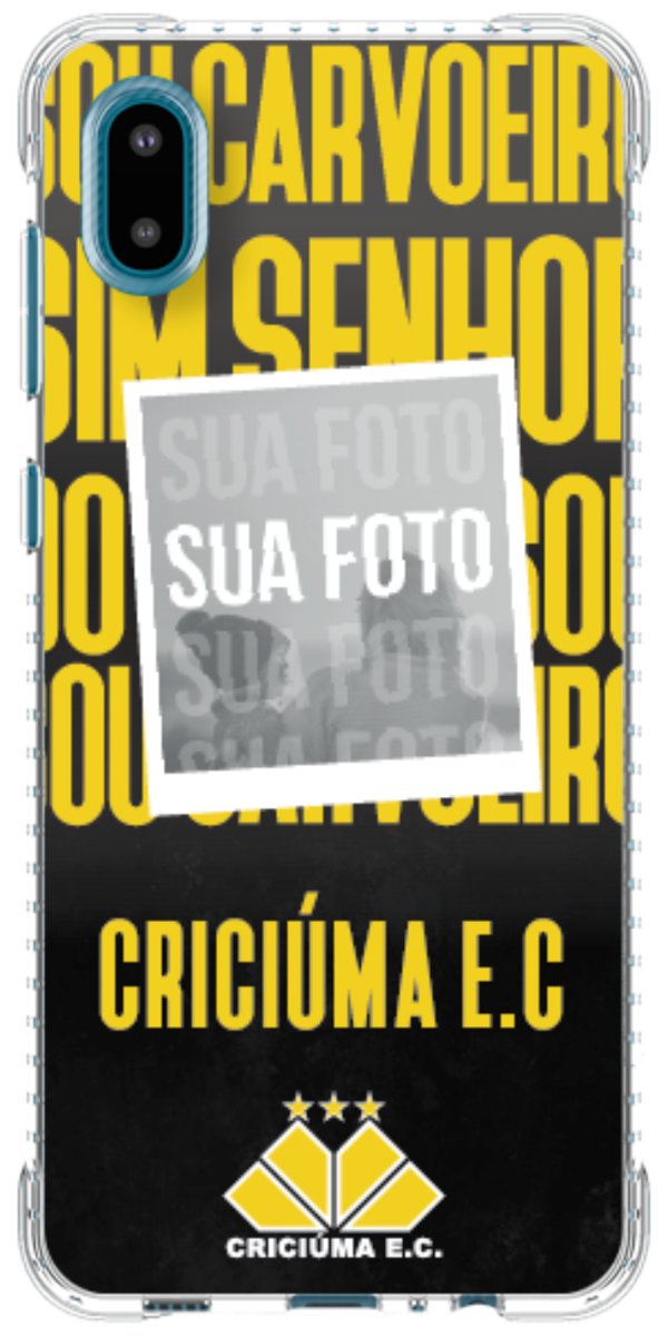 Capinha para Celular Crciúma Estampa Oficial 19