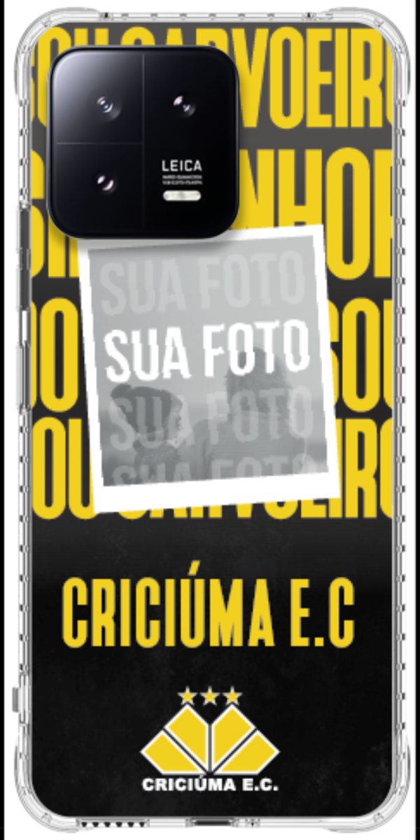 Capinha para Celular Crciúma Estampa Oficial 19