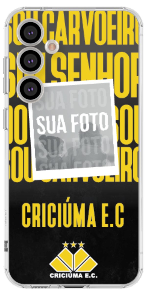 Capinha para Celular Crciúma Estampa Oficial 19