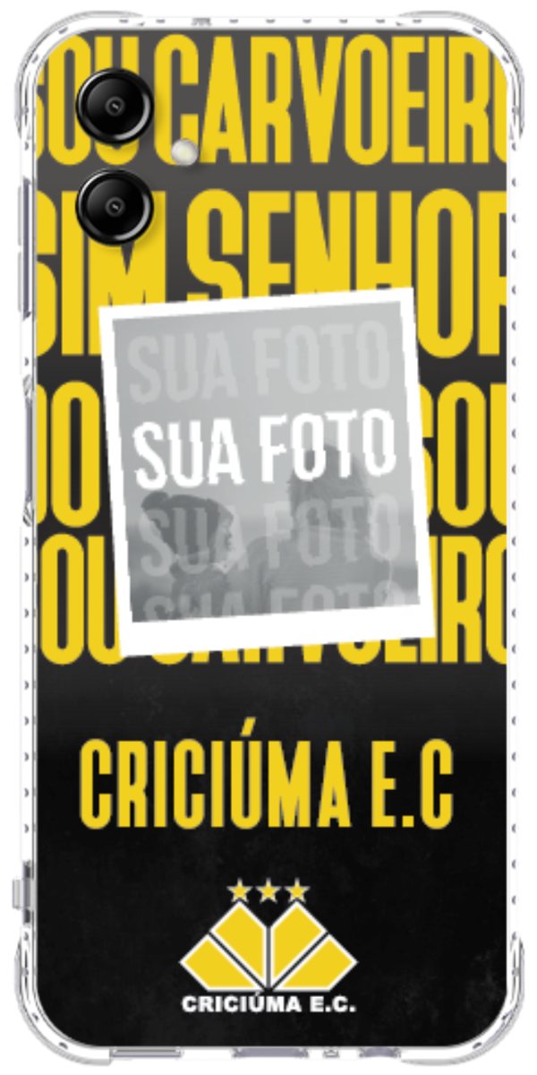 Capinha para Celular Crciúma Estampa Oficial 19